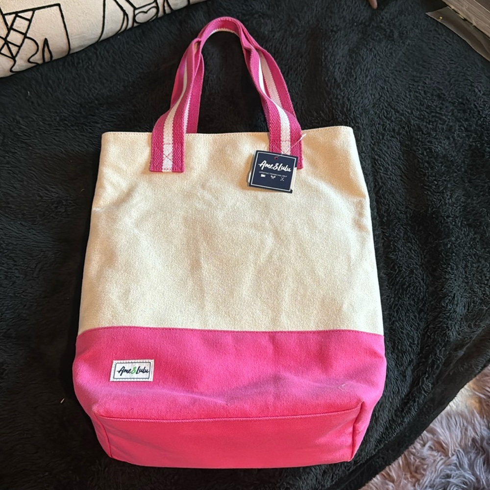NWT Ame & Lulu Hampton Wine tote